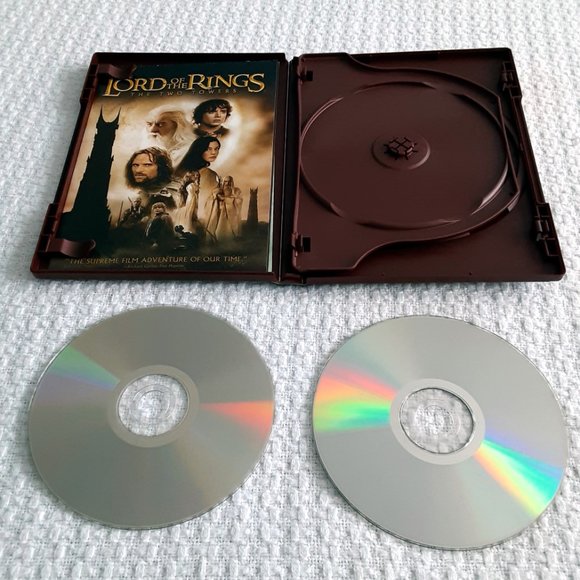 Lord of The Rings Trilogy DVD Widescreen 2 Disc Set - Picture 8 of 12